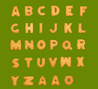 KS1 Spelling Illustration - Letters on a Blackboard
