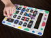 A hand using a very large calculator