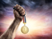 Gold medal for first place