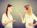 French girls arguing