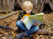 Child reading a map