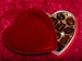 A heart-shaped box of chocolates